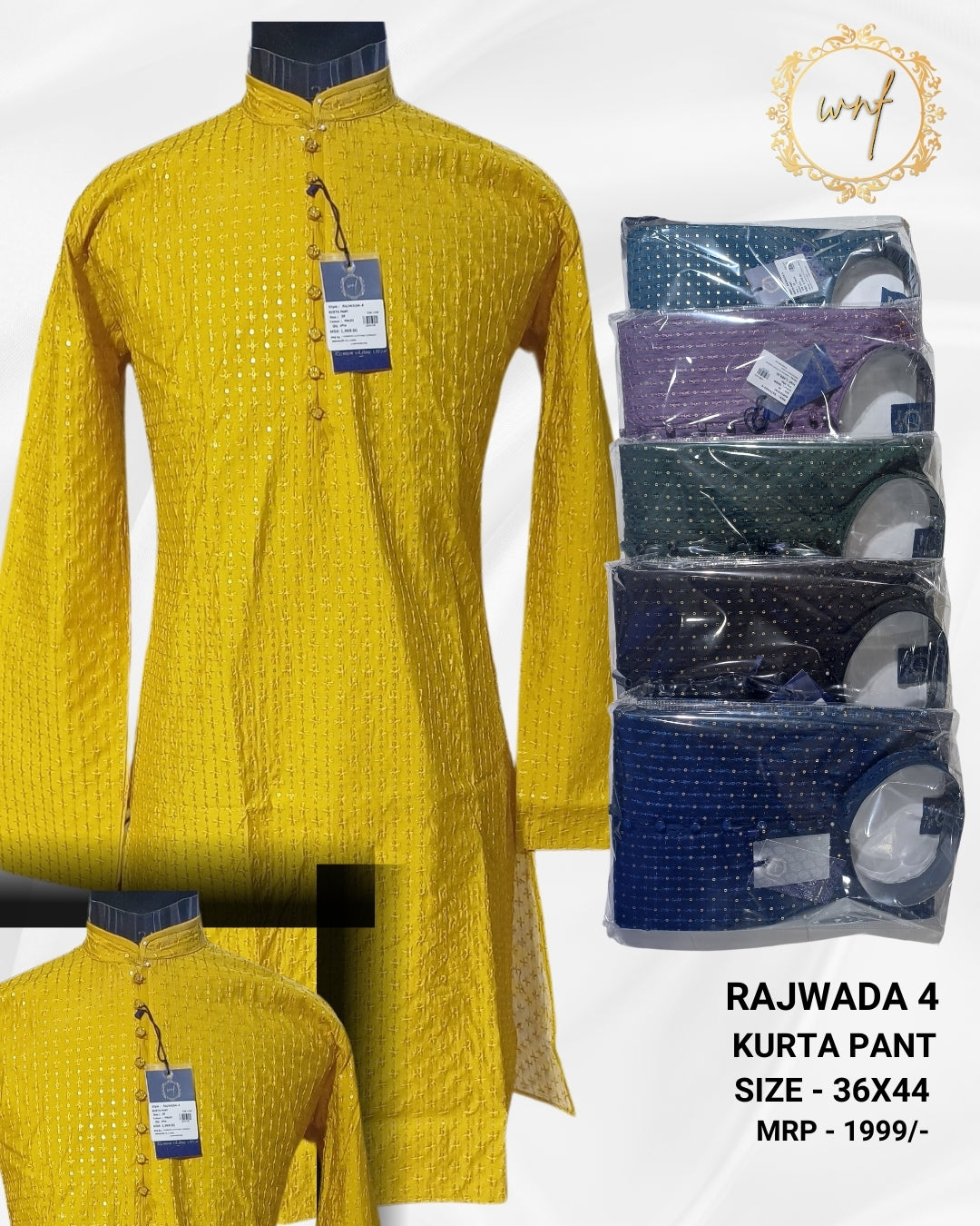 RAJWADA 4 - KURTA PAJAMA ( 1PC MRP 1999/-)